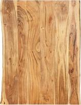 „homiuse“ masyvi akacijos medžio stalviršis, 80 x (50–60) x 2,5 cm, rudas medinis stalviršis, masyvi medžio stalviršis, stačiakampis stalviršis, atsarginė dalis valgomojo stalui, kavos staliukui, sodo stalams, praktiškas ir gražus,