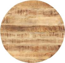 „homiuse“ stalviršis iš masyvios mangmedžio medienos, apvalus, 25–27 mm storio, 80 cm skersmens, šviesiai rudos spalvos. Medinis stalviršis iš masyvios medienos, apvalus, skirtas valgomajam stalui, kavos staliukui ar sodo stalams. Praktiškas ir gražus, pr