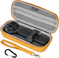 „Honbobo“ dėklas, skirtas „DJI Osmo Pocket 4P“ – nešiojamasis dėklas su apyrankės kabliuku, lagaminas, laikymo maišelis ir fotoaparato priedai, skirti „DJI Osmo Pocket 4P“ standartiniam rinkiniui (oranžinis)