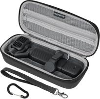 „Honbobo“ dėklas, skirtas „DJI Osmo Pocket 4P“, nešiojamasis dėklas su dirželio kabliuku, lagaminas, laikymo maišelis, fotoaparato priedai, skirti „DJI Osmo Pocket 4P“ standartiniam rinkiniui (juodos spalvos)