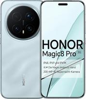 „HONOR Magic8 Pro“ 5G išmanusis telefonas, 200 MP AI „Super Night“ kamera, 6,71 colio FHD „Eye Comfort“ ekranas, IP69K, 6270 mAh baterija, 12 + 512GB, dviejų SIM kortelių mobilusis telefonas be sutarties, NFC („Sky Cyan“, 512GB, 12)