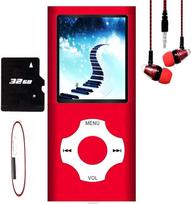 „Hotechs“ plonas MP3 ir MP4 grotuvas su 32GB atminties kortele, skaitmeniniu LCD ekranu, 1,8 colio ekranu ir FM radiju