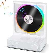 „HOTT“ nešiojamasis CD grotuvas, stalinis CD grotuvas su „Bluetooth 5.3“ ir RGB apšvietimu, nešiojamasis CD grotuvas su „HiFi“ garsiakalbiais, palaiko TF korteles, transkripciją, laikmatį, LED ekraną; skirtas namams, puiki dovana