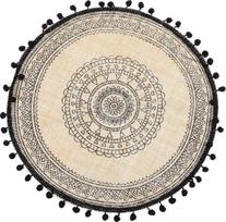 „Housoutil“ dekoratyvinė audinio stalo servetėlė, 40 cm, juoda. Karščiui ir įbrėžimams atspari stalo servetėlė, skirta virtuvei ir valgomajam. Modernus dizainas ir praktiškumas