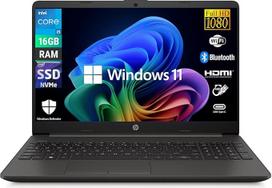 „HP 250 G9“ nešiojamojo kompiuterio ekranas 15,6 colių FHD, „Intel Core i5“ (12-oji karta), 10 branduolių, 4,4 GHz, 16GB RAM, 512GB SSD, „Windows 11“