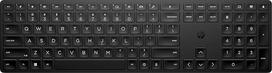 „HP 450“ programuojama belaidė klaviatūra, vokiškas „QWERTZ“ išdėstymas, 2,4 GHz belaidė, pilno dydžio, daugiau nei 20 laisvai priskiriamų klavišų, iki 20 mėnesių baterijos veikimo trukmė, ergonomiška, juoda