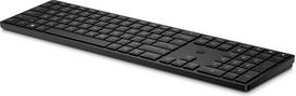 „HP 450“ programuojama ispanų kalbos QWERTY klaviatūra, USB-A jungtis, 20 pritaikomų klavišų, pakreipimas iki 6°, „Windows 11“, „Windows 10“, juoda