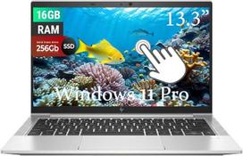 „HP EliteBook 830 G8“ nešiojamasis kompiuteris su jutikliniu ekranu, 13,3 colių FHD (1920 x 1080) jutiklinis ekranas, „Intel Core i7-1185g7“ 3,0 GHz, 256GB SSD, 16GB RAM, QWERTY klaviatūra, „Windows 11 Pro“ (atnaujintas)