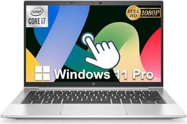 „HP EliteBook 830 G8“ verslo nešiojamasis kompiuteris su jutikliniu ekranu, 13,3 colių FHD (1920 x 1080), „Intel Core i7-1185G7“, 16GB RAM, 256GB SSD, JAV QWERTY klaviatūra, „Windows 11 Pro“ (atnaujintas)