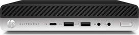 „HP EliteDesk 800 G5 Mini“ stalinis kompiuteris, „Intel Core i5-9500T“, 8GB RAM, 256GB SSD, „Wi-Fi“, „Bluetooth“, be klaviatūros ir pelės, „Windows 11 Pro“ (atnaujintas)