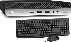 „HP EliteDesk 800 G5 Mini“ stalinis kompiuteris, „Intel Core i5-9500T“, 8GB RAM, 256GB SSD, „Wi-Fi“, „Bluetooth“, amerikietiška QWERTY klaviatūra, „Windows 11 Pro“ (atnaujintas)