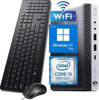 „HP EliteDesk 800 G4 Mini“ stalinis kompiuteris, „Intel Core i5-8500“, 8GB RAM, 256GB SSD, „Wi-Fi“, „Bluetooth“, JAV klaviatūra, „Windows 11 Pro“ (atnaujintas)