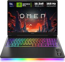 „HP Omen MAX“ žaidimų nešiojamasis kompiuteris | 16 colių 2K ekranas, 165 Hz | „Intel Ultra 9-275HX“ (24C) | „NVIDIA GeForce RTX 5080“ su 16GB vaizdo atminties | 32GB DDR5 operatyviosios atminties | 1 TB SSD | „Windows 11“ | QWERTZ | Aliuminio korpusas