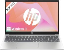 „HP“ nešiojamasis kompiuteris, 15,6 colių FHD ekranas, „Intel Core i5-1334U“, 16GB DDR4 RAM, 512GB SSD, „Intel Iris Xe Graphics“, „Windows 11 Home“, QWERTZ klaviatūra, natūralios sidabro spalvos