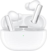 „HUAWEI FreeBuds Pro 3“, aukštos raiškos dvigubo garsiakalbio garso sistema, belaidės išmaniosios ausinės su aktyviuoju triukšmo slopinimu, iki 31 valandos baterijos veikimo laikas, suderinamos su „iOS“ ir „Android“, keraminė balta spalva