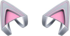 „HUYUN“ silikoninės ausinės su kačių ausimis, gražūs užsegami aksesuarai, puikiai suderinamos su „SteelSeries Arctis 3“, „Arctis 5“, „Bose NC700“, „QC35“ ausinėmis, sidabrinės pilkos, baltos, „Mercury“ spalvos ausinės