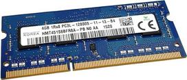 „Hynix“ hmt451s6bfr8 a-pb 4GB DDR3L 1600 MHz ECC raktinis modulis (DDR3L, kompiuteris/serveris, 204 kontaktų SO-DIMM, 1x4GB)