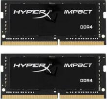 „HyperX Impact“ DDR4 32GB (komplektas 2x16GB), 3200 MHz CL20 SODIMM XMP – HX432S20IBK2 / 32
