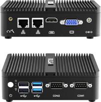 „HYSTOU“ mini kompiuteris be ventiliatoriaus J5005, 8GB RAM, 128GB SSD, mini kompiuteris be ventiliatoriaus su „Windows 11 Pro“