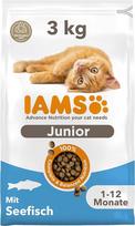 „IAMS“ sausas maistas su žuvimi 1–12 mėnesių amžiaus kačiukams, 3 kg | „Junior“ sausas kačių maistas su žuvimi | kačiukams | 1–12 mėnesių amžiaus