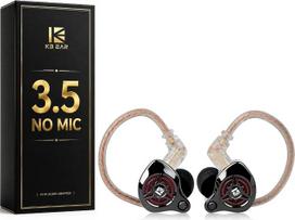 „IEM“ laidinės žaidimų ausinės, „1DD“ Hi-Fi ausinės su nuimamu 2 kontaktų C tipo kabeliu, skirtos žaidėjams ir muzikantams (juodos, 3,5 mm be mikrofono)