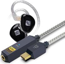 „iFi GO Link 2“ USB DAC ir „AIRO Astra“ ausinių rinkinys, aukštos raiškos 32 bitų/384 kHz | DSD256, ESS DAC, nešiojamas ausinių stiprintuvas, „S-Balanced“ išėjimas, titano garsiakalbių elementai, be nuostolių garso perdavimas išmaniesiems telefonams ir ko