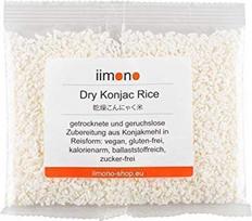 „iimono“ džiovinti konjako ryžiai – mažai kalorijų ir angliavandenių turintys konjako ryžiai (1 x 200 g)