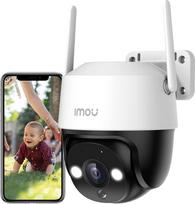 „Imou“ 3K/5MP lauko stebėjimo kamera, 360° PTZ WLAN IP kamera lauko stebėjimui, dirbtinio intelekto asmenų ir transporto priemonių atpažinimas, 30 m spalvotas naktinis matymas, automatinis sekimas, dvipusis garso ryšys, sirena, IP66