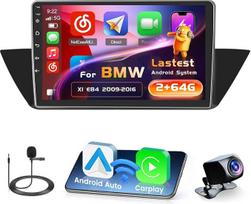 „Inefala“ radijas, skirtas „BMW X1 E84“ (2009–2016 m.) su „Android 15“, 2+64 G atmintimi, belaidžiu „CarPlay“, „Android Auto 10“.1 colio ekranas su ekvalaizeriu, 26UI, FM, RDS, GPS, „Bluetooth“, „Wi-Fi“, SWC, AHD galinio vaizdo kamera | Automobilių radija