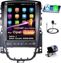 „Inefala“ radijas, skirtas „Opel Astra J“ / „Buick Excelle“ (2009–2015 m.) modeliams, su „Android 15“, 2+64 G atmintimi, belaidžiu „CarPlay“, „Android Car“ sistema, 9,7 colių ekranu su ekvalaizeriu, „26UI“, FM, RDS, GPS, „Bluetooth“, „Wi-Fi“, SWC ir AHD g