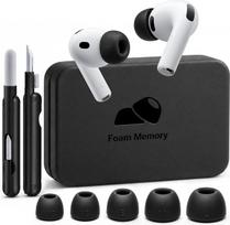 „Inesore“ atsarginiai ausų antgaliai „AirPods Pro 3“, putų, juodi