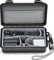 „Insta 360 X6“/„Osmo Pocket 4P“/4/3 priedų dėklas, atsparus vandeniui | Kietas, atsparus smūgiams dėklas, suderinamas su „DJI Osmo 360“, atskirai reguliuojamais skiriamaisiais elementais, kelioninis laikymo dėklas