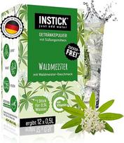„INSTICK“ gėrimas be cukraus, tirpstantis vandenyje (Woodrug) – 1 pakuotė, skirta 12 vnt. po 0,5–1 l – veganiški gėrimo milteliai, mažai kalorijų ir su vitaminu C – tirpstantys milteliai