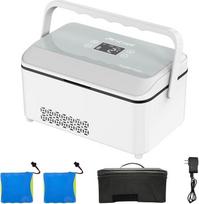 „Insulin Cool Box“ – elektrinis nešiojamas vaistų šaldytuvas (2–8 °C) su baterija, skirtas kelionėms automobiliu