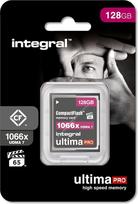 „Integral“ 128GB „Compact Flash“ kortelė, UDMA-7, 1066x greitis, VPG-65, 160MB/s skaitymo ir 135MB/s rašymo greitis – profesionali didelės spartos atminties kortelė