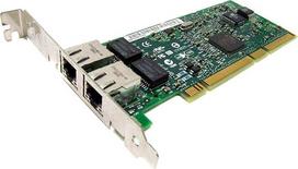 „Intel PWLA8492MT PRO/1000MT PCI-X“ dviejų prievadų serverio adapteris, skirtas serveriams ir asmeniniams kompiuteriams, RJ-45, varinis – įvairių spalvų