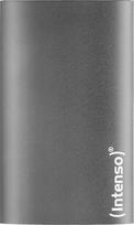 „Intenso 2 TB External SSD Premium“ – nešiojamas USB 3.2 Gen 1x1 kietasis diskas | Greita išorinė atmintis (iki 500MB/s), kompaktiškas antracito spalvos dizainas, skirtas nešiojamiesiems kompiuteriams, stacionariems kompiuteriams ir „Mac“ kompiuteriams d