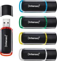 „Intenso“ USB atmintukų „Business Line“ rinkinys, 16GB, 5 vnt. – greitaeigė USB 2.0 USB-A atmintinė – iki 28MB/s – suderinama su „Windows“ ir „Mac“