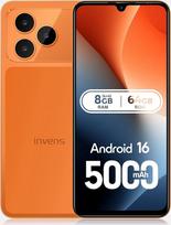 „invens Note 17P“ mobilusis telefonas be sutarties, pigus, 8GB + 64GB/256GB TF, 6,9 colių HD+ ekranas, „Android 16“ išmanusis telefonas, pigus, 5000 mAh baterija, 16 MP + 8 MP kamera, be SIM-locko mobilieji telefonai, 4G išmanusis telefonas, dvi SIM ko