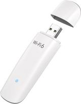 „ioGiant AX1800“ USB WLAN raktas kompiuteriui, „Wi-Fi 6“ dviejų dažnių juostų WLAN raktas, greitis iki 1201Mbps 5 GHz dažniu ir 574Mbps 2,4 GHz dažniu, greitasis USB 3.0 WLAN adapteris, kompiuterio WLAN imtuvas, MU-MIMO, WPA3, skirtas tik „Windows 10/11