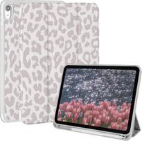 „iPad“ dėklas, skirtas „iPad“ (A16) 11-osios ir 10-osios kartos modeliams, „Leopard“ dėklas su „Pencil“ laikikliu, apsauginis dėklas su trimis atramomis / automatinis įjungimas, skirtas „iPad“ 11 colių (2025 m.) ir 10,9 colių (2022 m.) modeliams, abrikosų