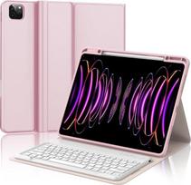„iPad Pro“ 12,9 colių 6-osios/5-osios/4-osios/3-osios kartos klaviatūros dėklas – rožinis