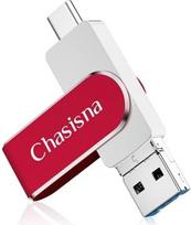 „iPhone“ skirtas 128GB USB atmintukas su „Type-C 1OS“ ir USB jungtimi