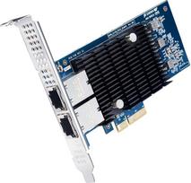 „ipolex“ 10Gb tinklo plokštė, 2 RJ45 prievadai, 10GbE tinklo plokštė, palyginti su „Intel X550-T2“, suderinama su „Windows Server“, „Windows“, „Linux“ ir „VMware“ (nesuderinama su „Mac OS“, „Bypass“ režimas)