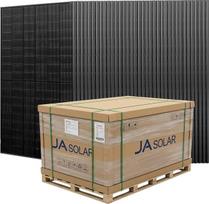 „JA Solar“ 500 W N tipo dvipusė stiklinė saulės baterija, visiškai juoda, 22,6 % efektyvumas, 36 vnt.