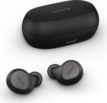 „Jabra Elite 7 Pro“ ausinės su „Bluetooth“ – kompaktiško dizaino visiškai belaidės ausinės su reguliuojamu aktyviuoju triukšmo slopinimu ir „Jabra MultiSensor Voice“ technologija, užtikrinančia aiškius skambučius – titano juodos spalvos