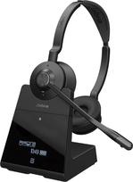 „Jabra Engage 75 SE“ stereo ausinės, skirtos profesionaliems pokalbiams, DECT, juodos spalvos