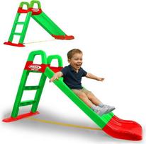„Jamara Funny Slide 460502“ čiuožynė, žalia, pagaminta iš tvirto plastiko, čiuožynės išėjimas, užtikrinantis švelnų nusileidimą, platūs laipteliai ir saugos rankenos, stabilizuojanti virvė