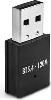 „JAPOO“ USB „Bluetooth“ adapteris kompiuteriui, „Bluetooth“ 5.4 imtuvas, „Plug and Play“ funkcija, suderinamas su „Windows 11/10/8.1/7“ stacionariaisiais ir nešiojamaisiais kompiuteriais, „PS5/PS4/Xbox“ valdikliais, galimybė vienu metu prijungti kelis įre