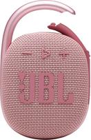„JBL Clip 4“ nešiojamas mini „Bluetooth“ garsiakalbis, galingas garsas ir išraiškingi žemieji dažniai, integruotas karabinas, skirtas namams, lauke ir kelionėms (rožinis)